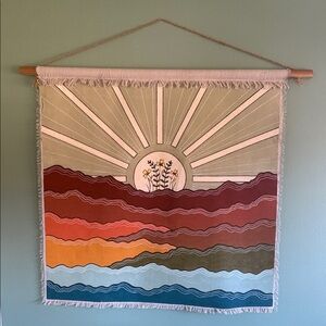 Sunset Landscape Wall Hanging